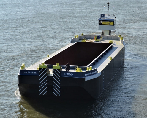 transport of hopper barge Baars