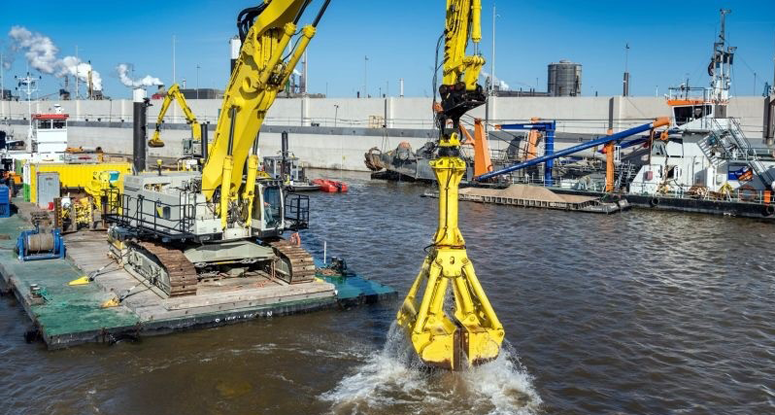 modulair container pontoons Baars