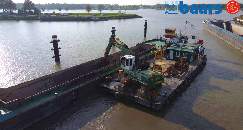 Hopper barges for dredging work Baars Sliedrecht
