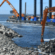 Koppelponton Titaan herstel Afsluitdijk