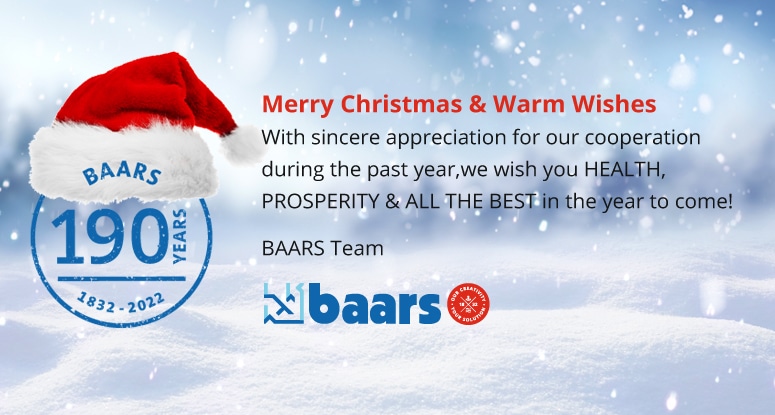 Baars Christmas greetings 2022