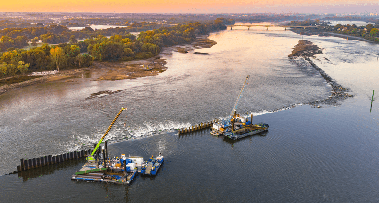 Marine equipment Baars Duis France blog river restoration dredging equipment Baars