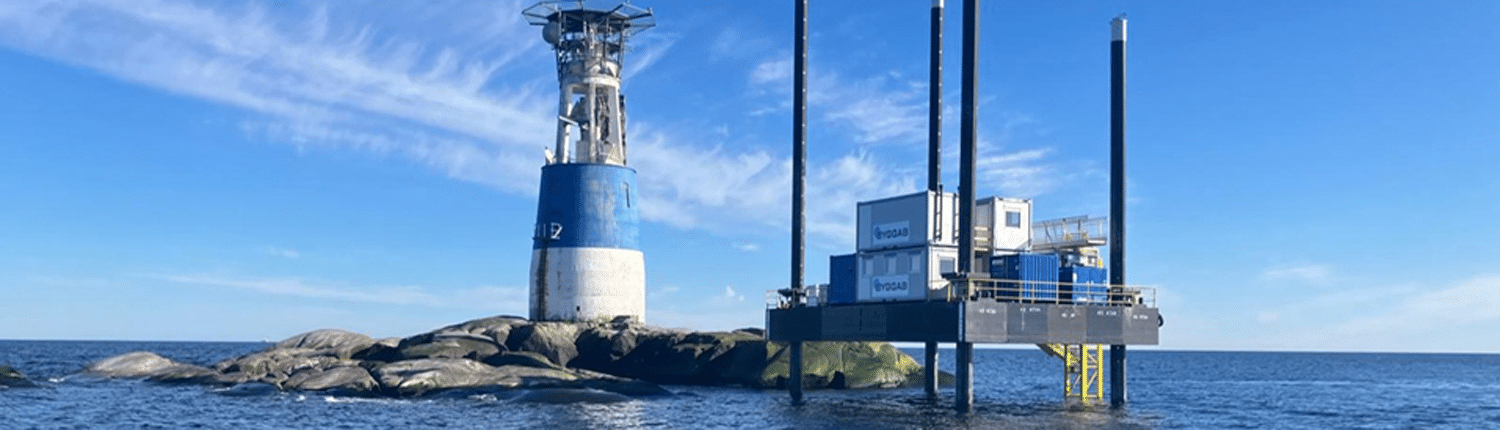 Mariahamn - Jackup including boat landing - Baars modular jackup slider Jack-up modular Baars including boatlanding pier reconstruction