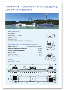 Lealet e-split hopper barge technical specifications